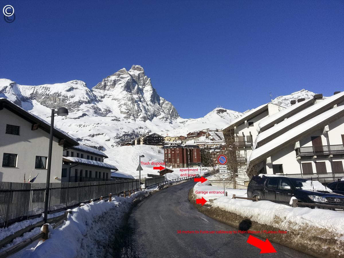 Breuil Cervinia Near Funicular Apartment With Private Garage Εξωτερικό φωτογραφία